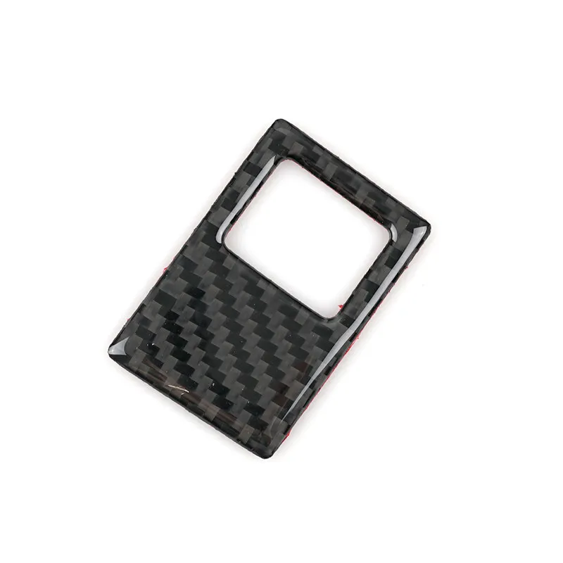 Carbon Fiber For VW Golf 7 MK7 VII 2013 2014 20015 2016 2017 Car Center Control Emergency Warning Light Cover Sticker Trim