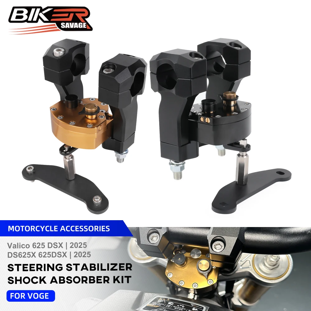 

2025 Valico 625DSX Steering Stabilize Damper Bracket Mount For VOGE DS625X 625DSX Linear Reverse Safety Absorber Kit Accessories