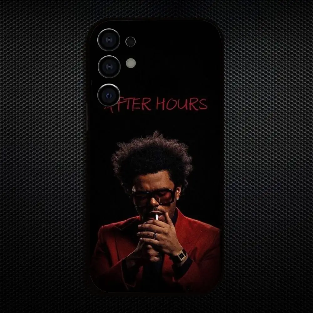 Sänger T-The W-Weeknd X-XO Handyhülle für Samsung S25, S24, S21, S22, S23, S30, Ultra, S20, Plus, Fe, Lite, Note, 10,9,5G, schwarze Hülle