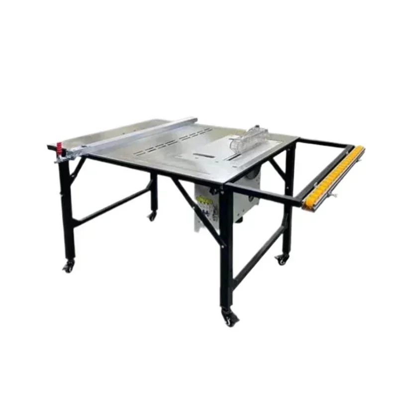 

220V Woodworking Folding Portable Precision Push Board Sliding Wood Rail Saw Table Hot sales