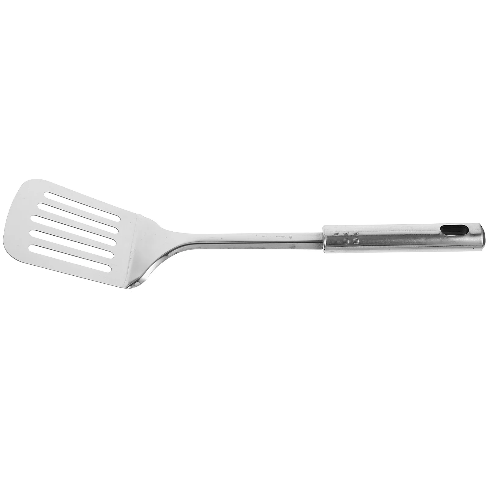 

Ложка-лопатка из нержавеющей стали, 1 шт., с длинной полой ручкой, антипригарная, термостойкая, для приготовления пищи, дуршлаг, посуда, безопасна для мытья в посудомоечной машине