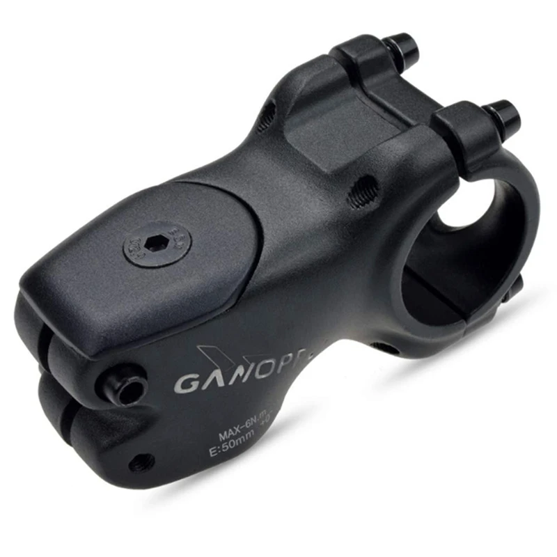 Quality GANOPPER 0 Degree MTB Bike Stem 31.8 Mountain Track Road Bike Alloy Handlebar Stem 50Mm Rise Up Bar Stem