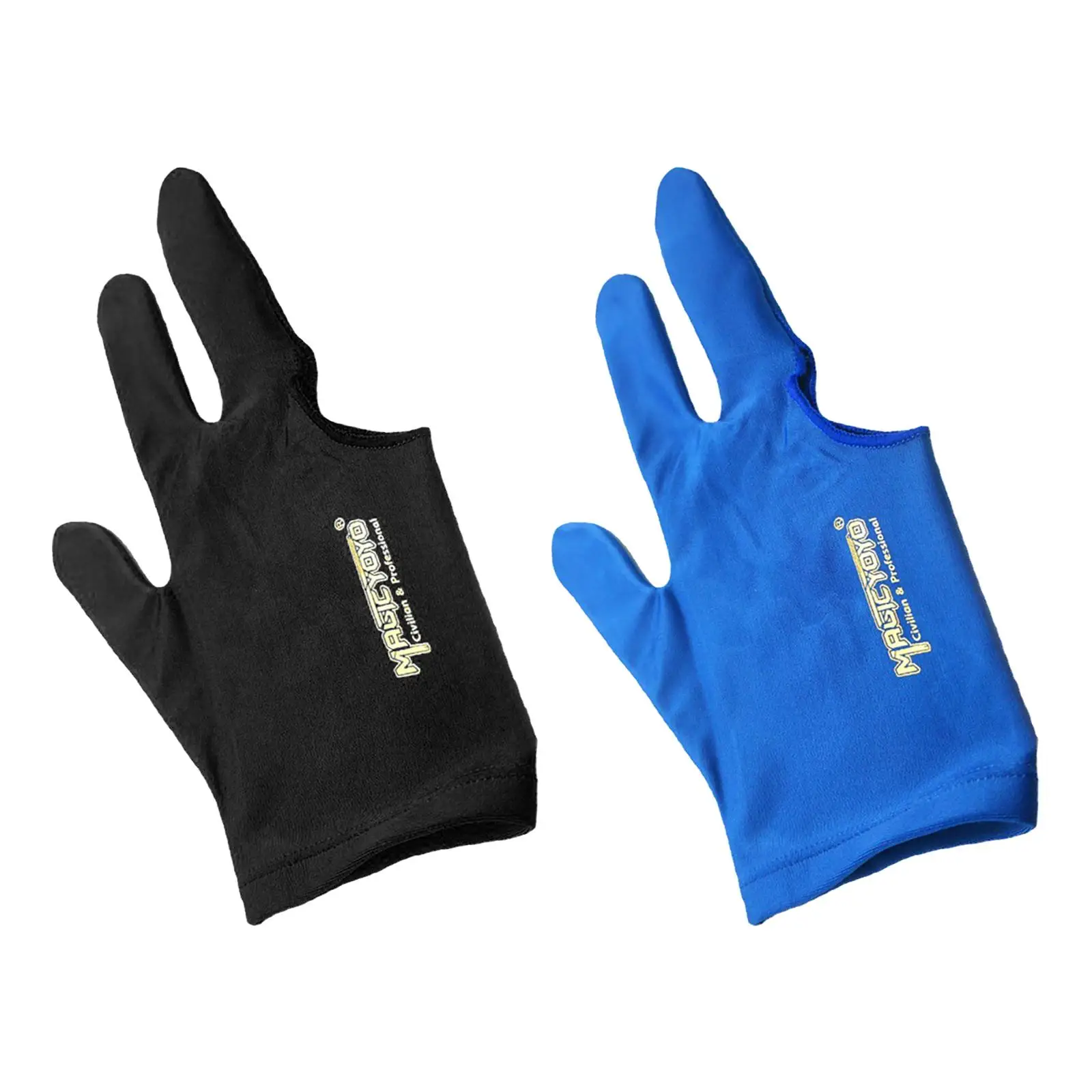 Glove Three Finger Gloves 3 Finger Snooker Glove Stretch for Adults