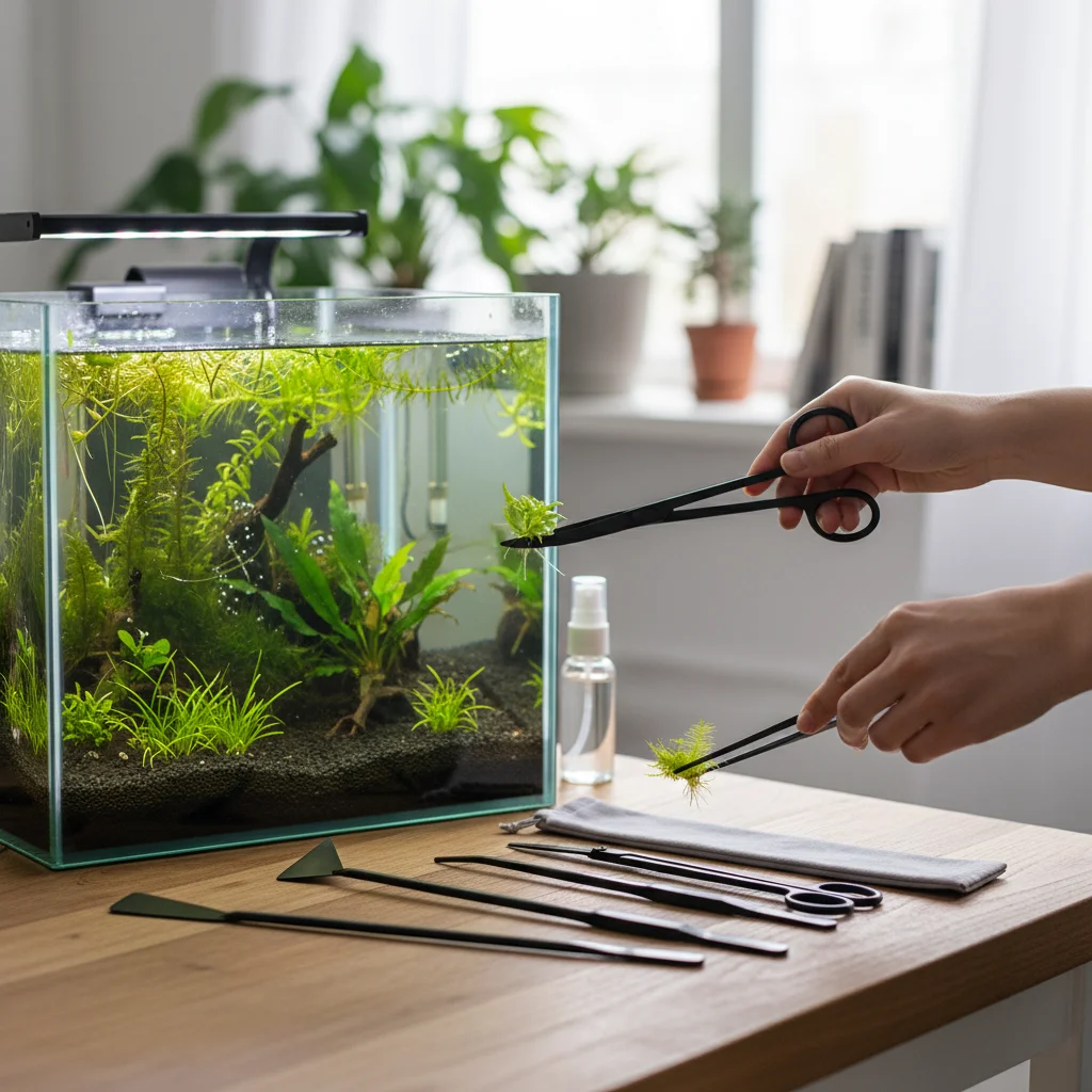 Stainless Steel Aquarium Tools - Planted Aquarium Cleaning Kit ulasan dan harga