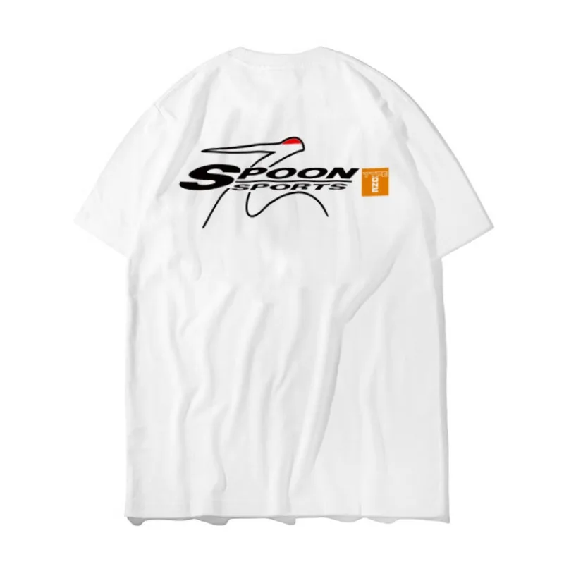 Футболка Honda Modified Car SPOON SPORTS CIVIC Fit GK Typeone Racing с короткими рукавами, модная повседневная футболка, подходит для мужчин и женщин