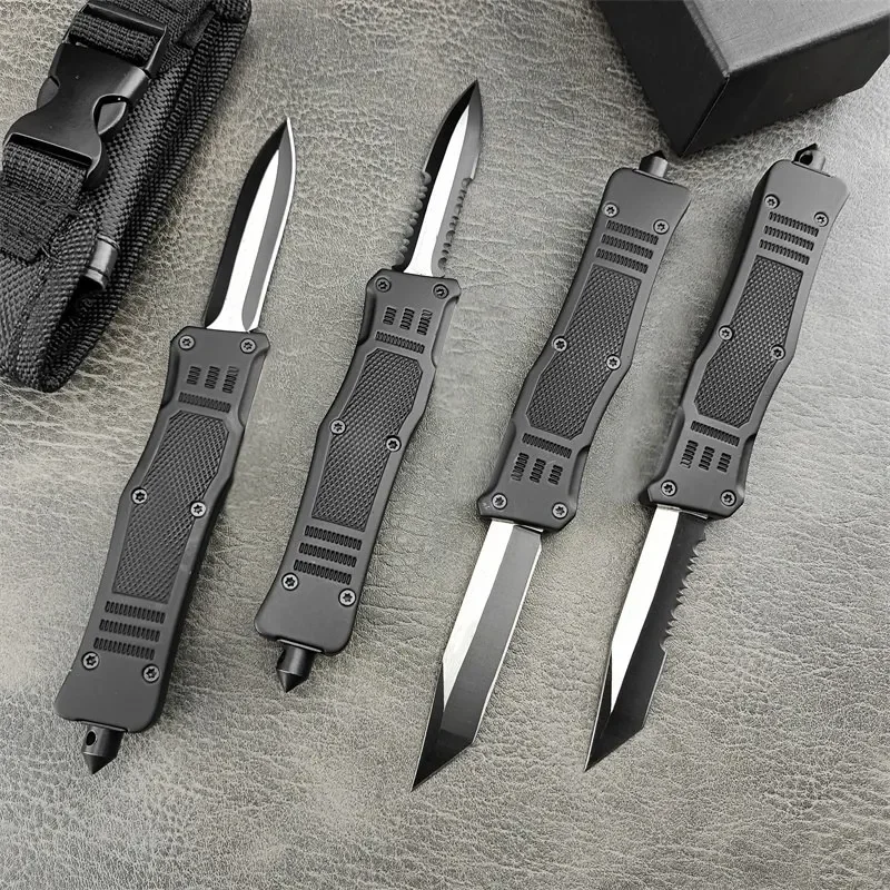 High Quality Folding Pocket Knives 440C Blade Zinc Alloy Handle Outdoor EDC Camping Hiking Cutting Survival Tools Gift