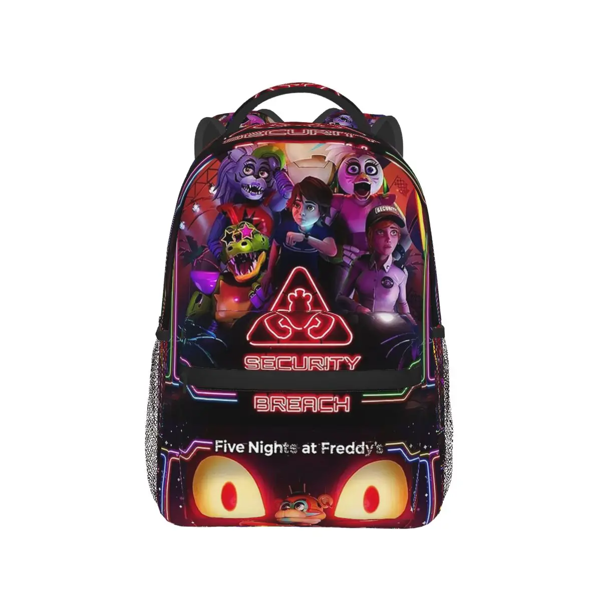 FNAF-mochilas con póster de película para niños y niñas, mochilas escolares de dibujos animados, mochila de viaje, bolso de hombro de gran capacidad