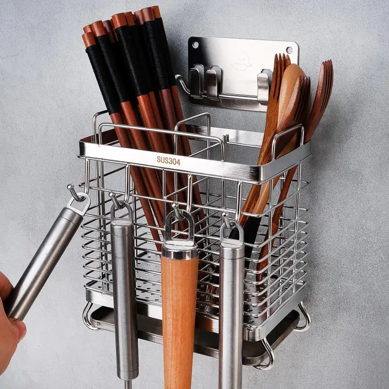 boite-de-rangement-murale-en-acier-inoxydable-304-pour-ustensiles-de-cuisine-porte-baguettes-et-cuilleres-sans-percage-carree-simple-couche