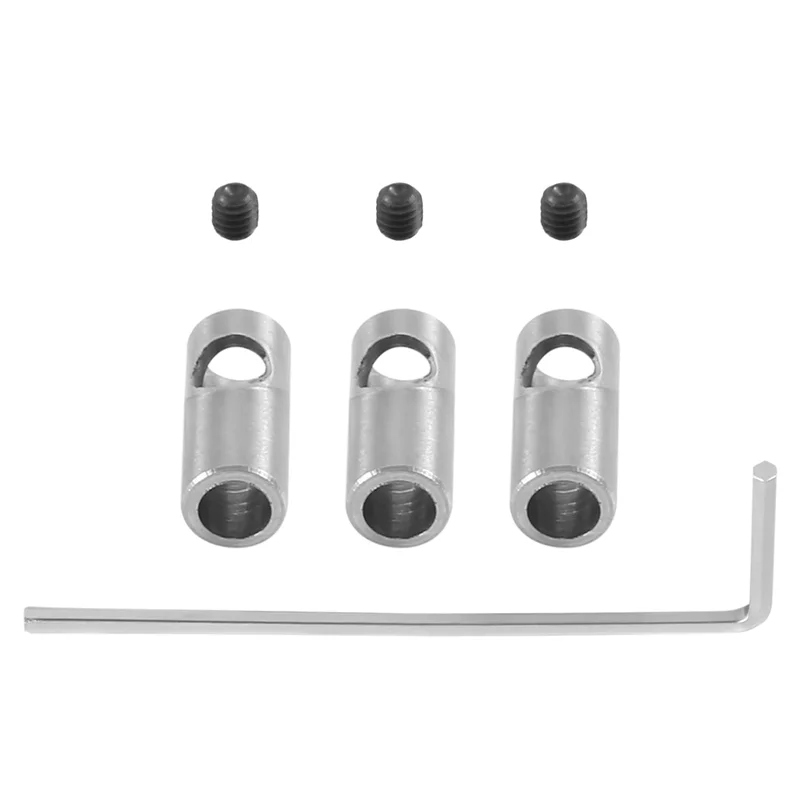 YSUN-3 Stuks Motor As 3.17Mm Tot 5Mm Veranderen Over As Adapter Mouw Voor RC Model Auto boot Vliegtuig 3650 550 540 Motor