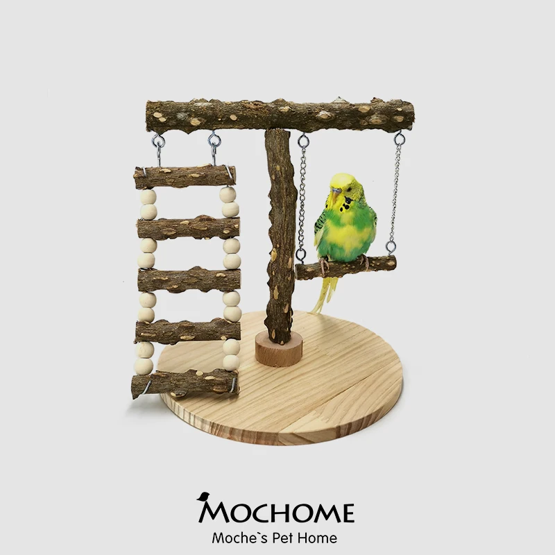 tiger skin cockatiel peony parrot bird desktop interactive toy