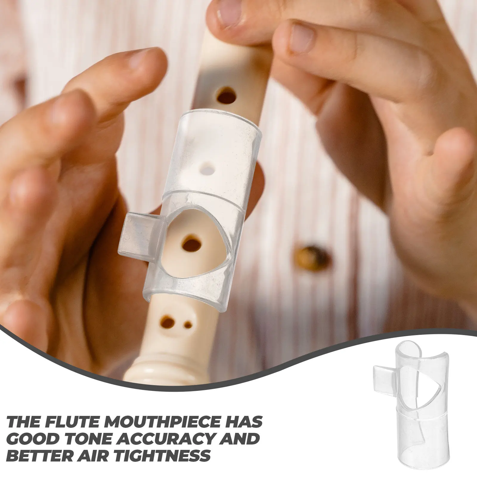 Professional Grade Nylon Flute Mouthpiece Replacement Supports Long Term Use Excellent Sound Clarity Focus Flute Replacement