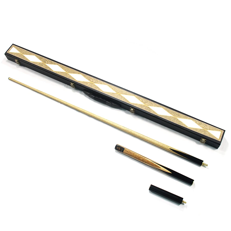 Economic price billiard accessary kit 3/4 snooker cue+3/4 snooker cue case for sale