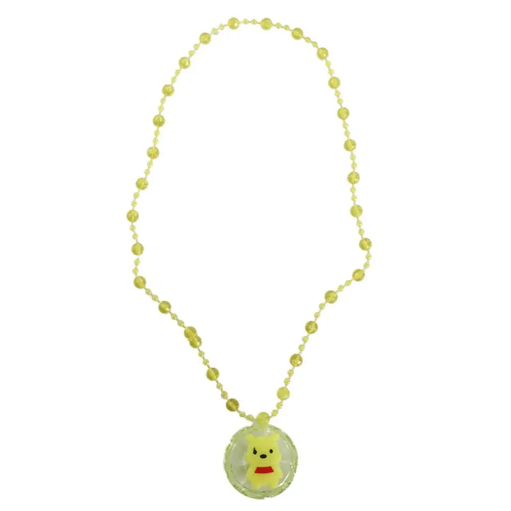 Cartoon Acrylic Beads Small Gift Pendant Toy Children Luminous Necklace Princess Necklace Led Flash Necklace Luminous Necklace