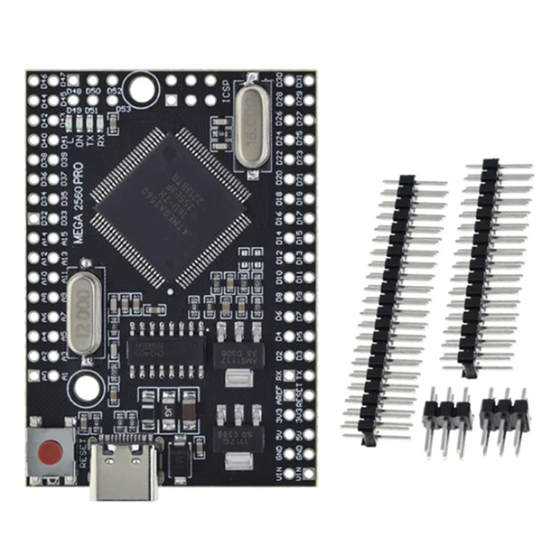 

Ingenious-For MEGA 2560 PRO Embed CH340G/ATMEGA2560-16AU Chip With Male Pinheaders Compatible For Arduino Mega2560 DIY