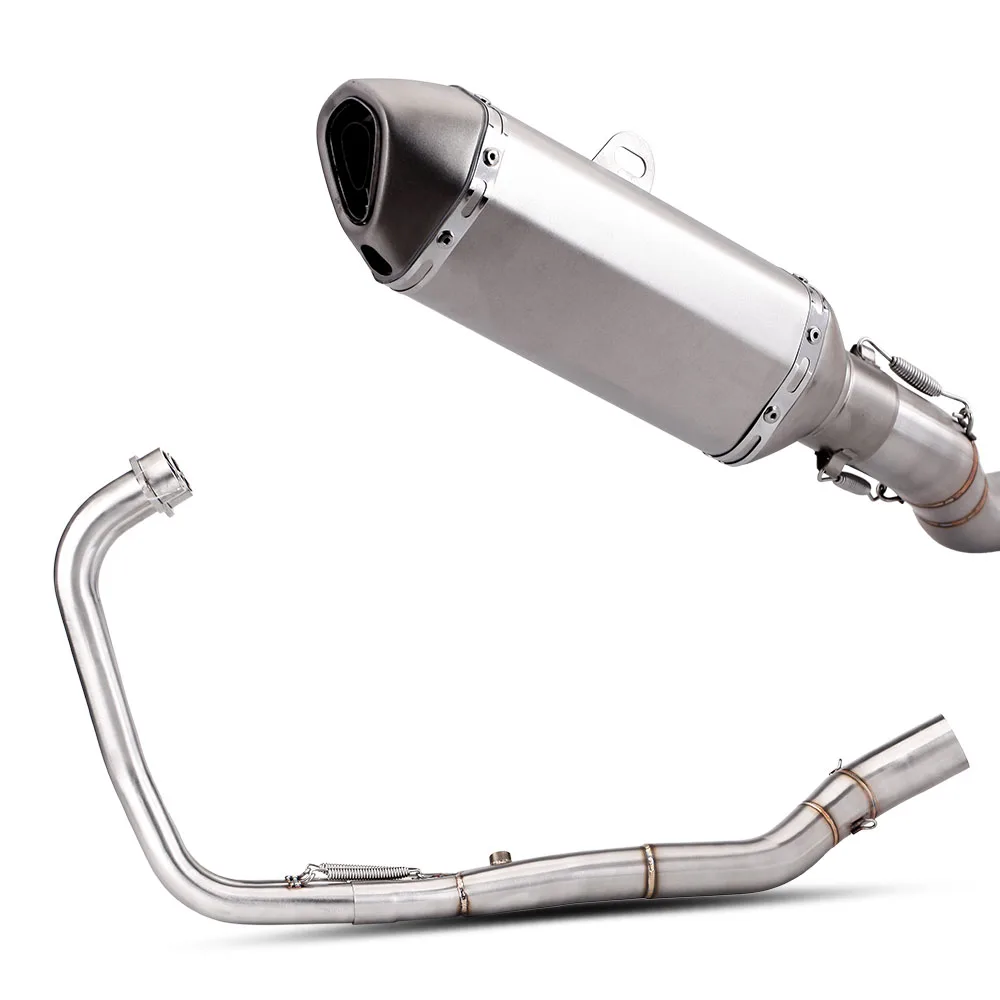 

For R3 R25 MT05 MT03 Motorcycle Full Exhaust System Escape Slip On Front Tube Link Pipe Full exhaust pipe 2015-2023