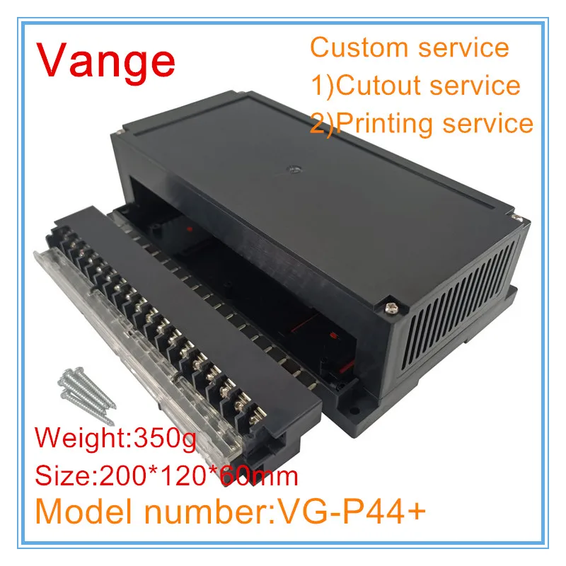 Распределительная коробка клеммной колодки Vange 200*120*60 мм Корпус из АБС-пластика