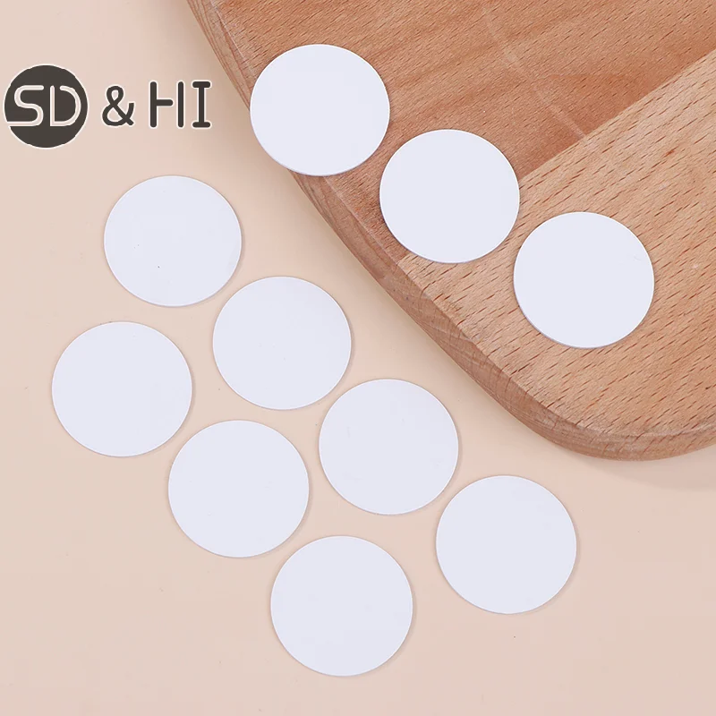 10Pcs NFC Ntag215 Coin Tag Key Tag Badge 215 Chip Key 13.56MHz NFC Ntag Universal Label RFID Ultralight Tags Labels
