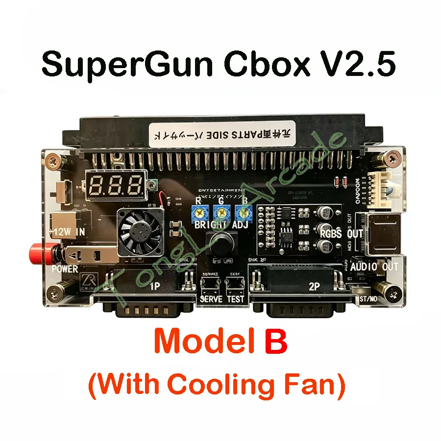DC 12V Cbox Version 2.5 High Power SuperGun JAMMA To DB15 Gamepad Converter for Arcade Game Board MVS IGS CPS1 CPS2 Pandora Box