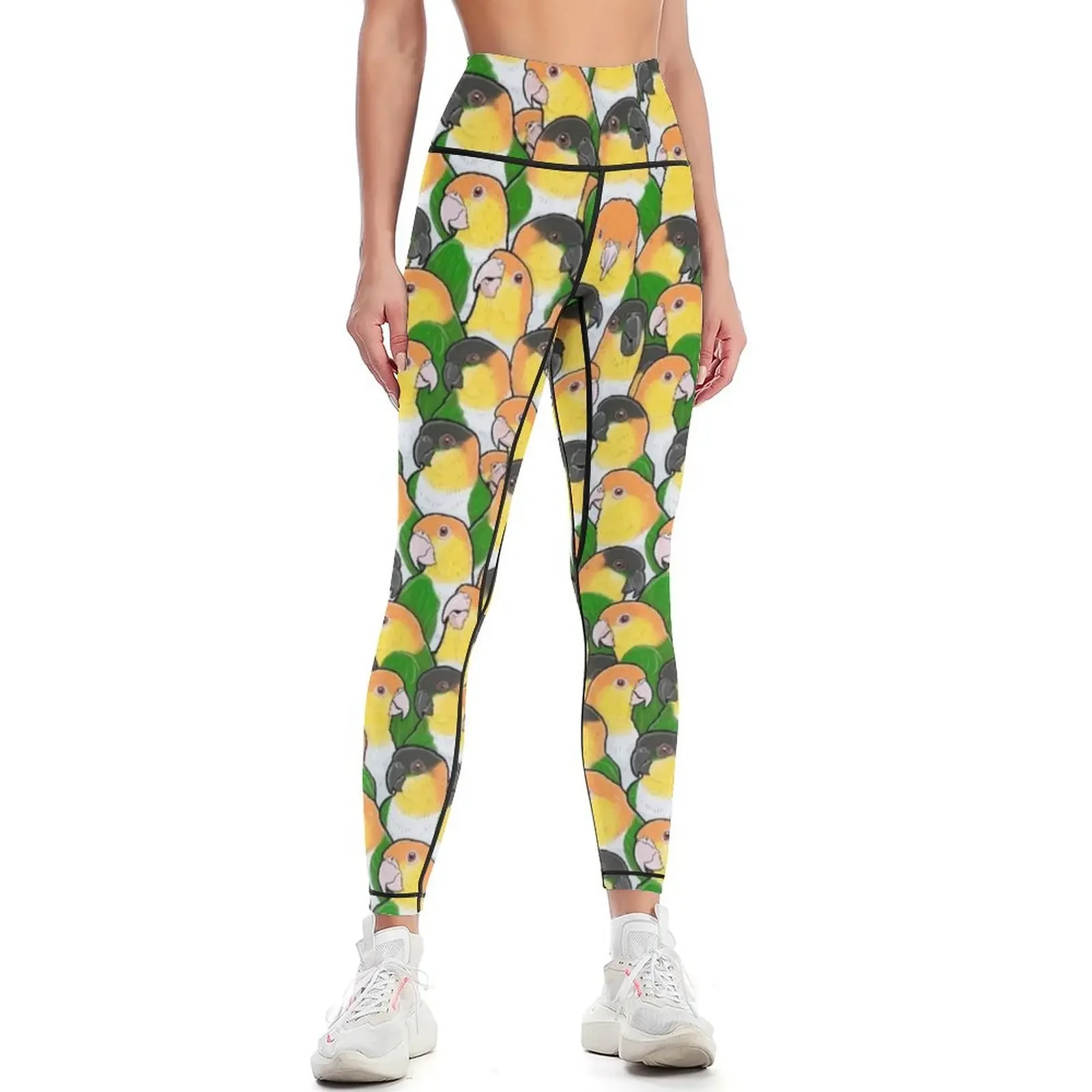 Caique Parrots Leggings Fitness clothing gym's sportswear for physical legings for fitness Womens Leggings