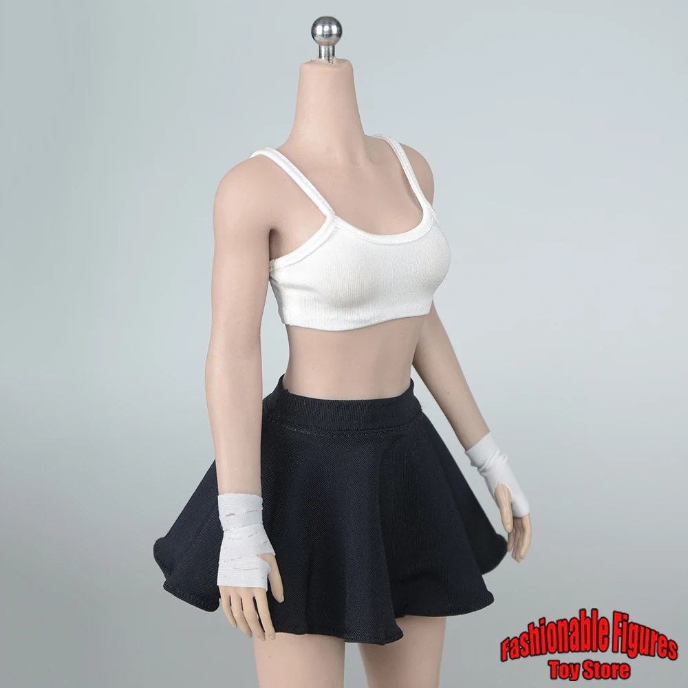 

Chili Toys 1/6 Female Soldier Short Skirt High Waist Elastic Mini Princess Skirt Dress Accessory Fit 12Inch Action Figure Body