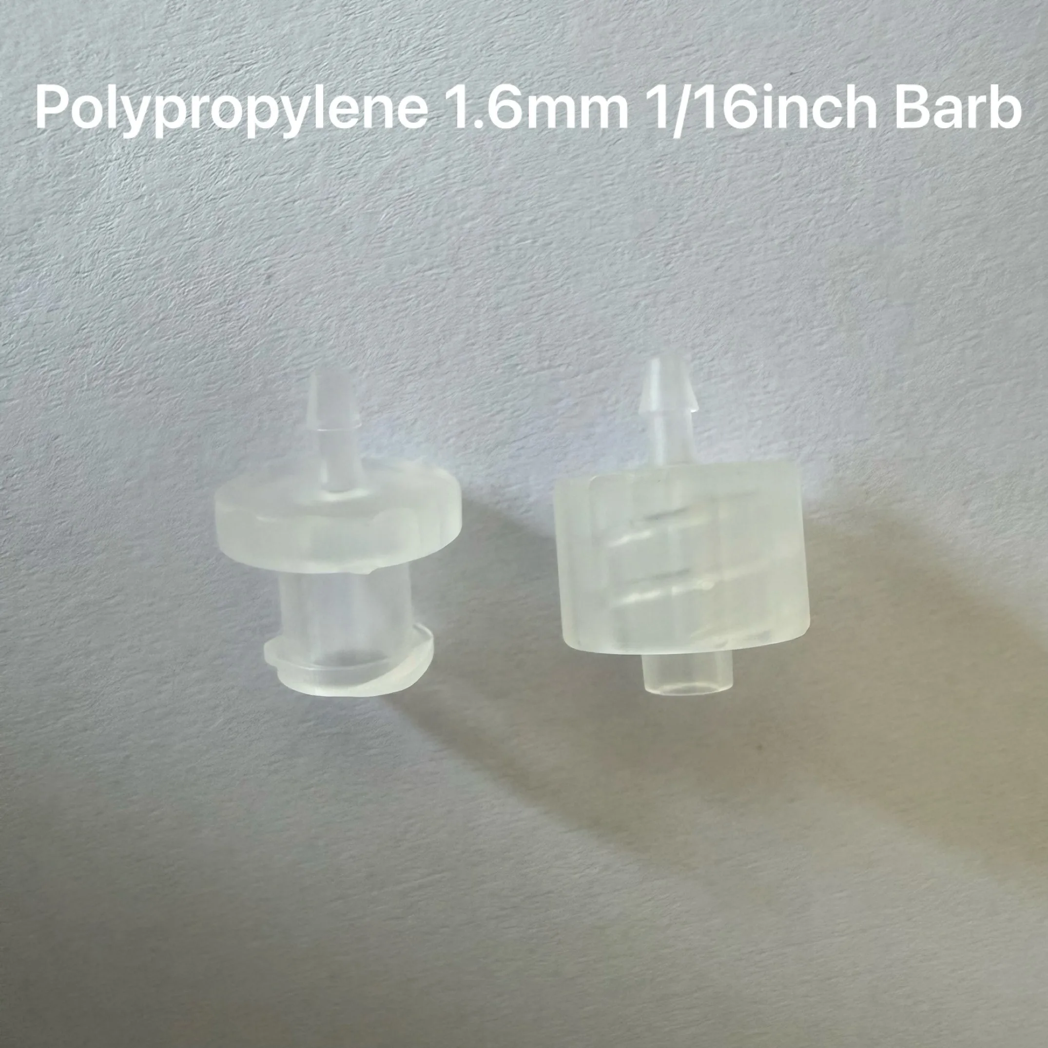 50pcs/lot 1/16inch 1.6mm-Barb Female or Male Luer Tapered Syringe Fitting (polyprop) ,Luer Lock  Tapered Connector