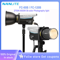 Nanlite FC-60B FC-120B Bi-Color LED Photography Light 2700K-6500K Bowens Mount Professional Lamp for Video Photography Studio