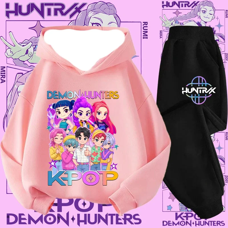 الخريف/الشتاء هوديي مجموعة Y2K الساحرة الصيد فريق مطبوعة كسول نمط الرياضة الاتجاه المرأة الشارع ثلاثية الأبعاد داليان هوديي السراويل الكبار