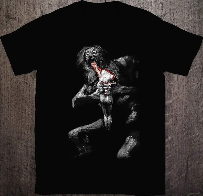 Saturn Devouring His Son T-Shirt | Titan Kronos Greek Mythology Tee
