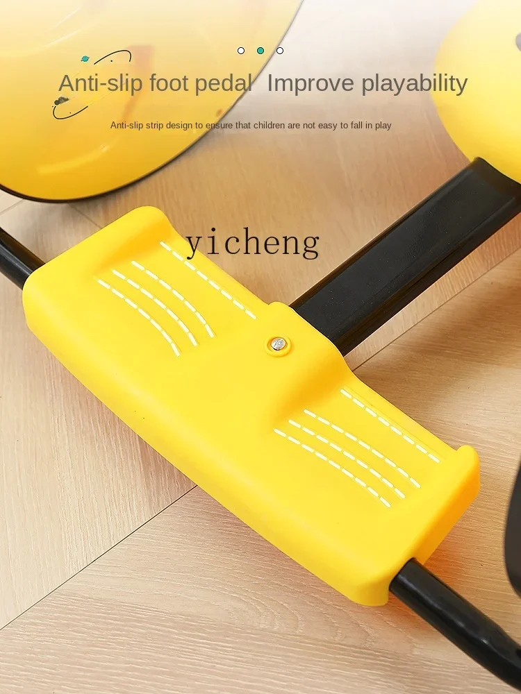 Voiture Bobby à manivelle pour enfants, équipement de sport de plein air pour la maternelle, poussette, jouet, équipement d'entraînement sensoriel rotatif