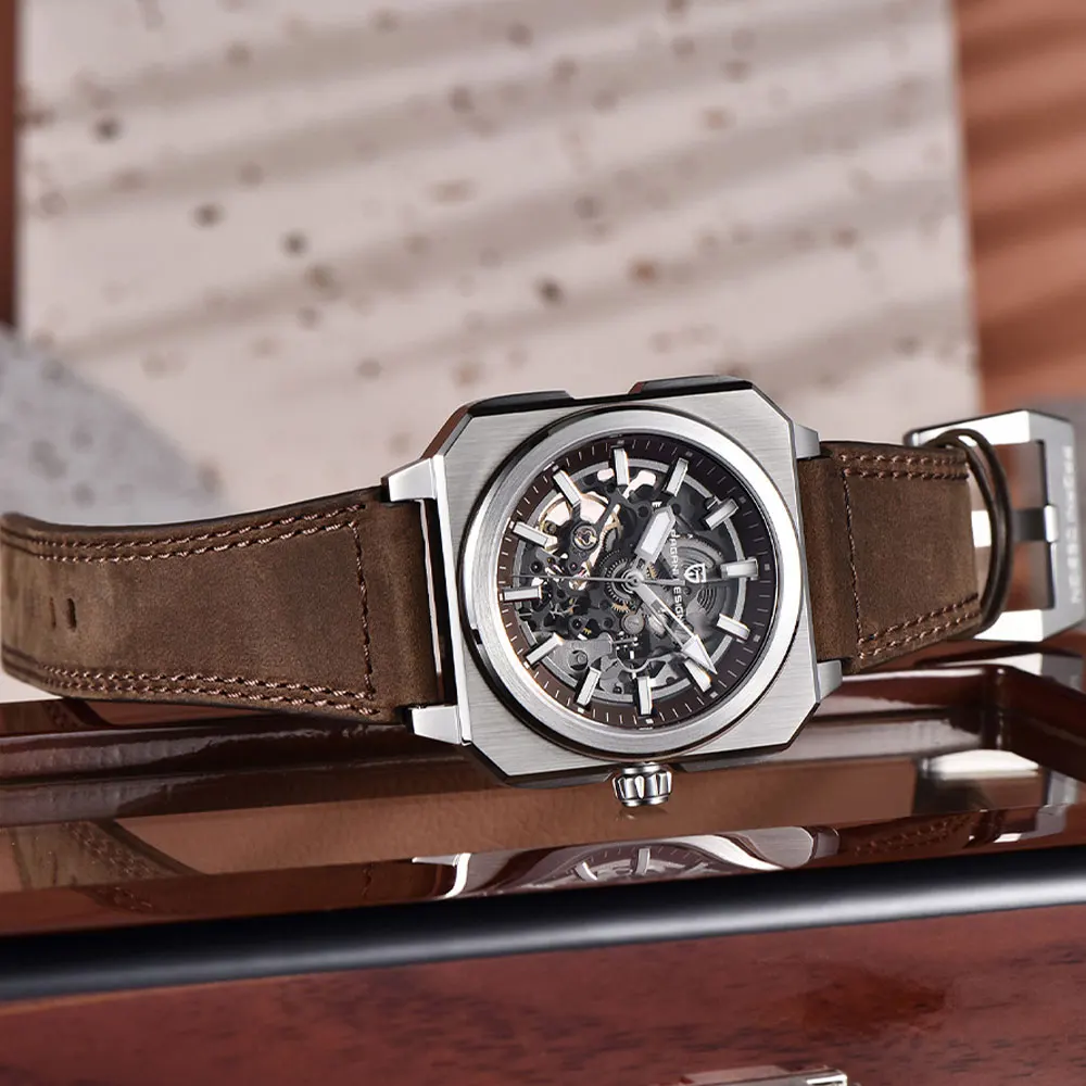 PAGANI DESIGN New 1791 Hollow Mechanical Men Wristwatch Classic Luxury Men Automatic Watches Top Brand Waterproof Watch Men Gift