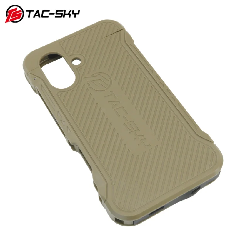 TS TAC-SKY Hunting Shooting Game Phone Case with Removable Vest Stand, Outdoor Tactical Adapter, Compatible with IPhone 16 Plus