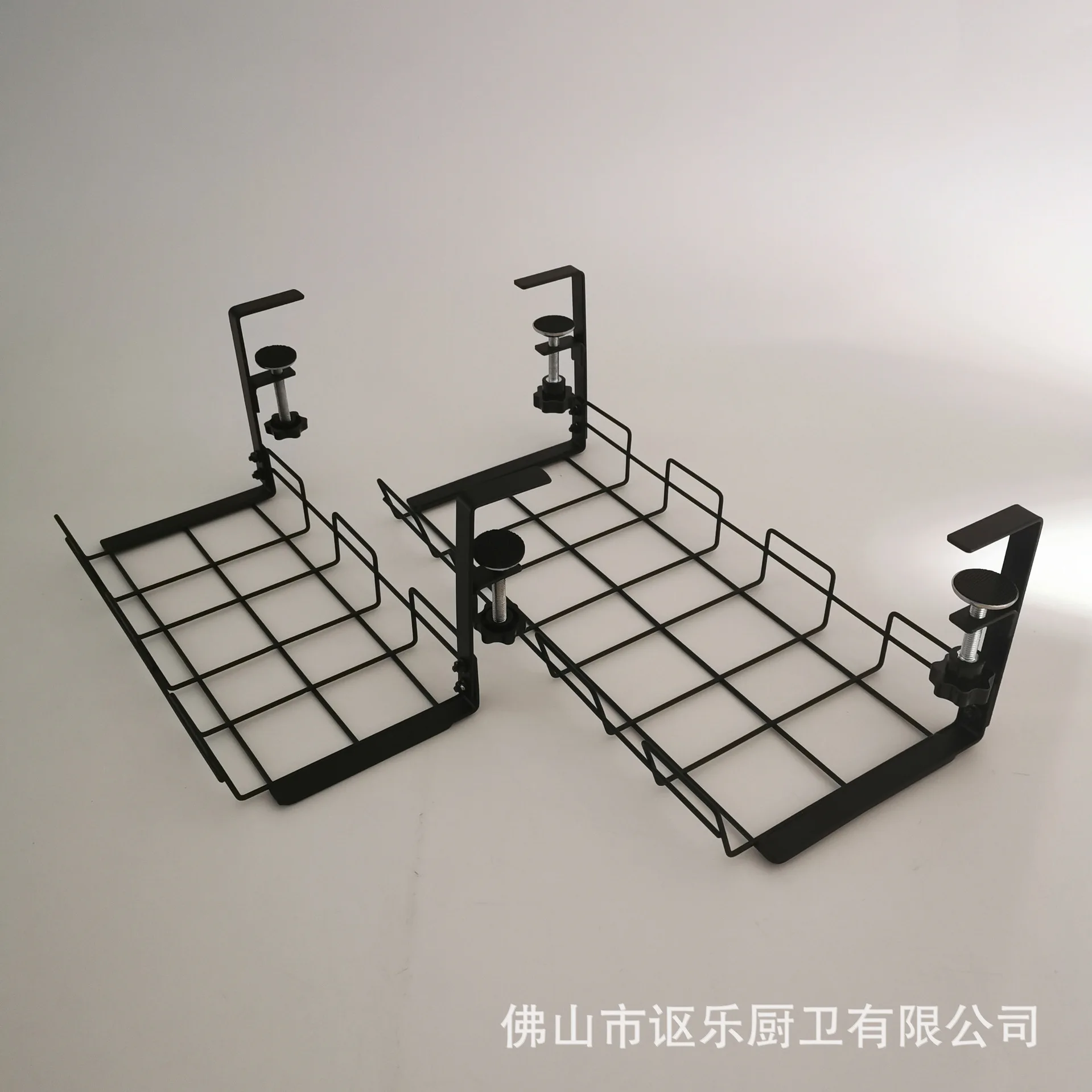 Under Desk Power Strip Holder Iron Wire Cable Management Tray X Mm Office Desks