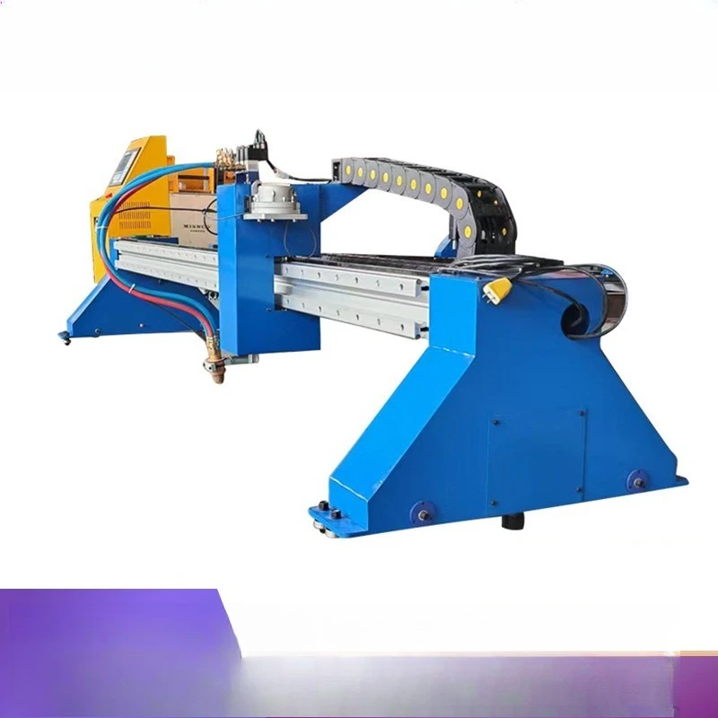 Automatic gantry cutting machine numerical control plasma flame cutting machine dual-purpose steel plate bilateral driver