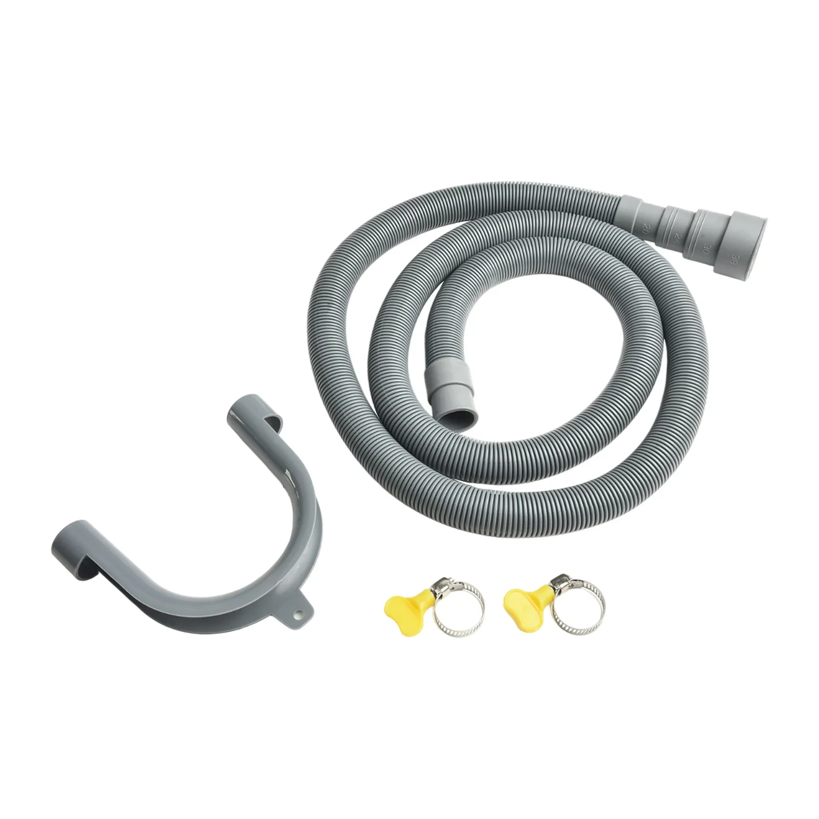 

1.5 Meters Washing Machine Dishwasher Drain Waste Hose Extension Pipe With Bracket Set Wash Machine Accesories