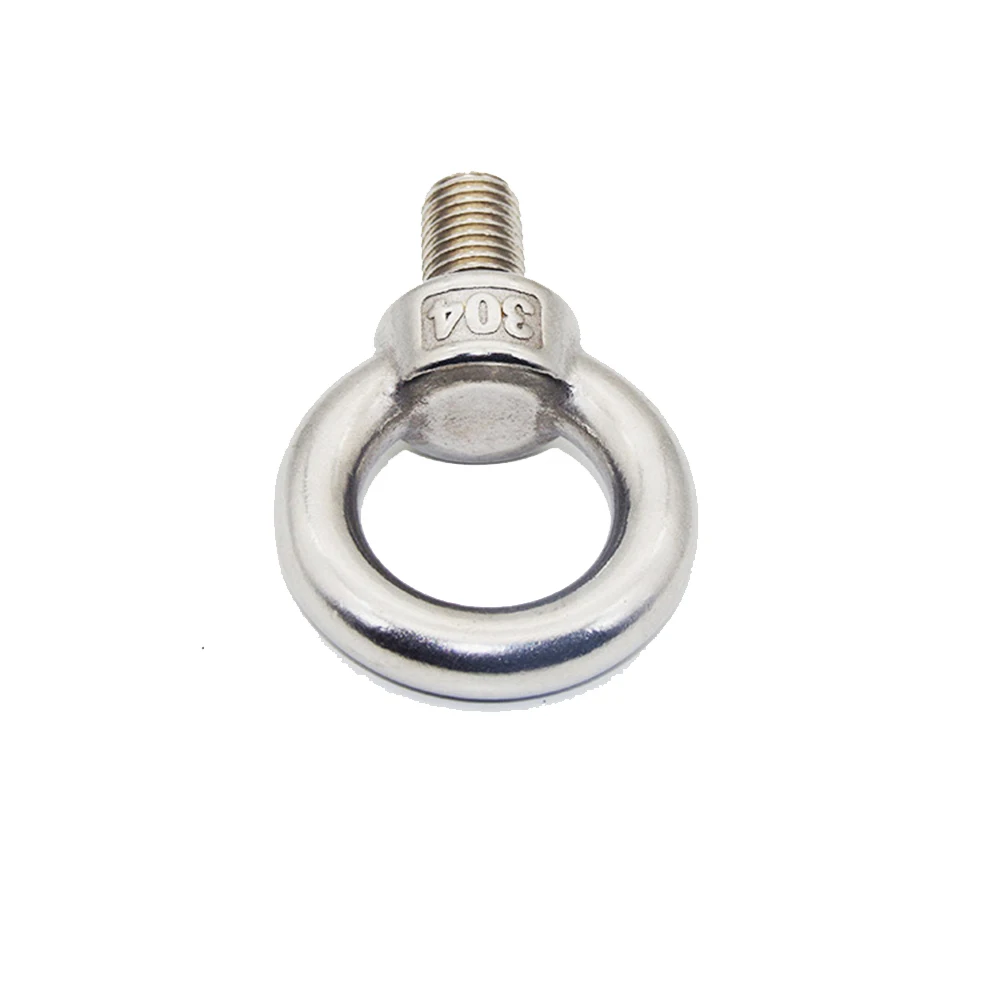 1-5PCS Lifting eye nuts/screw Ring eyebolt Ring hooking nut screws M3 M4 M5 M6 M8 M10 M12 304 Stainless steel