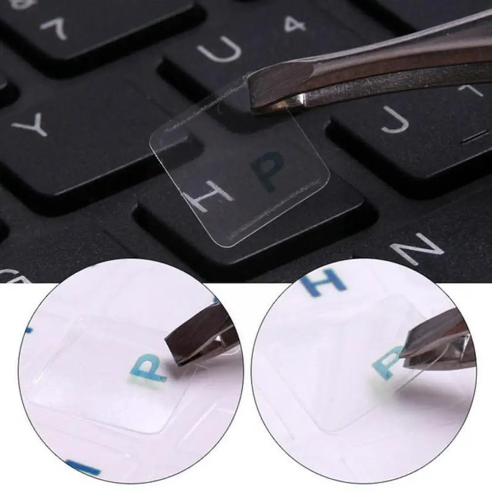 1PC Clear Russian Sticker Film Language Letter Keyboard Cover per Notebook Computer Pc protezione antipolvere accessori per Laptop K6P7