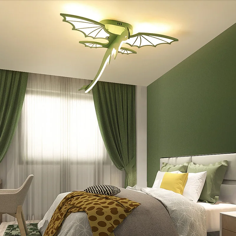 Imagem -06 - Lâmpada de Teto Led para Crianças Lâmpada Dinossauro para Quarto Novo 2023