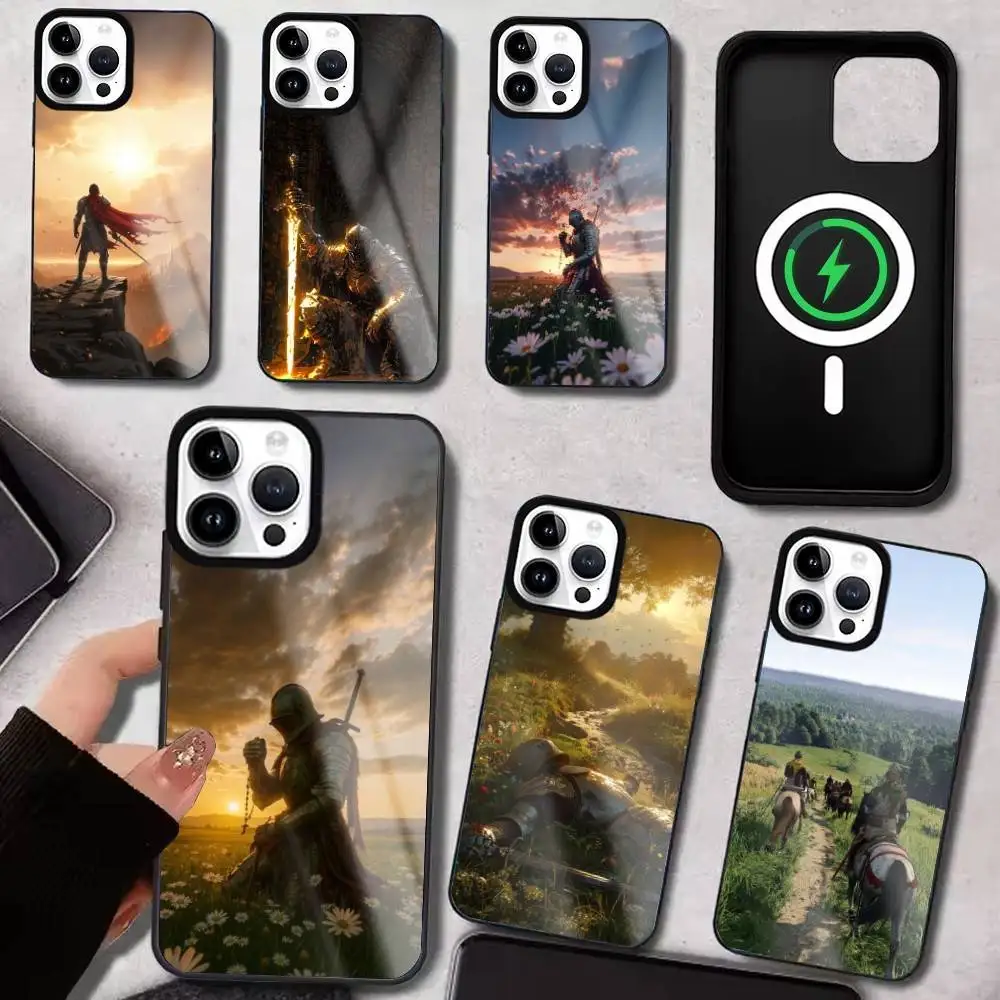 

KCD K-Kingdom C-Come D-Deliverance2 Phone Case for iPhone17/16/15/14/13/12/11pro Max Compatible with Magnetic Wireless Charging