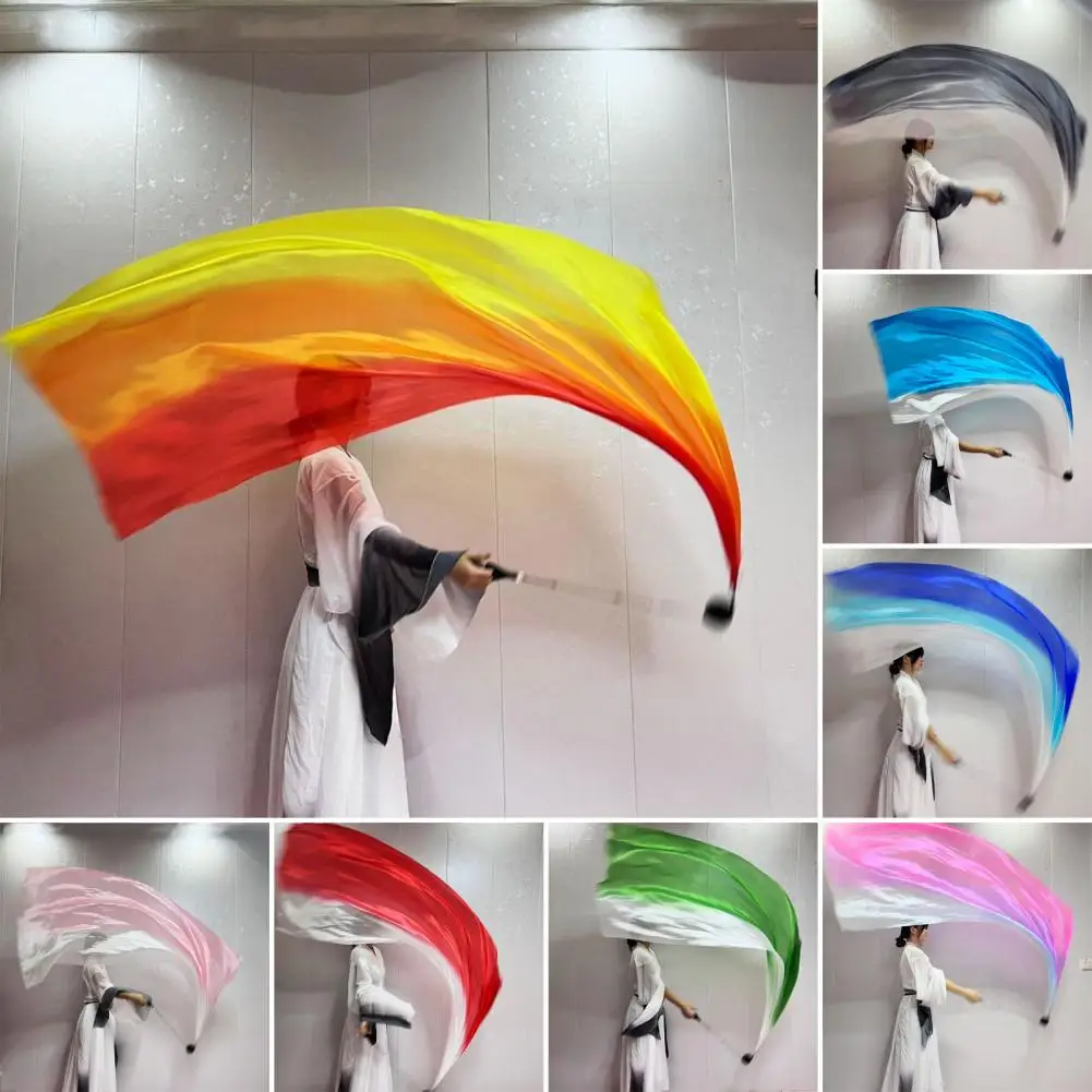 الرقص الشرقي يلوحون وشاح وشاح حريري فو مع كرة بوي رمي كرات وشاح بوي غاسل ملون حريري العلم الشريط غاسل #2