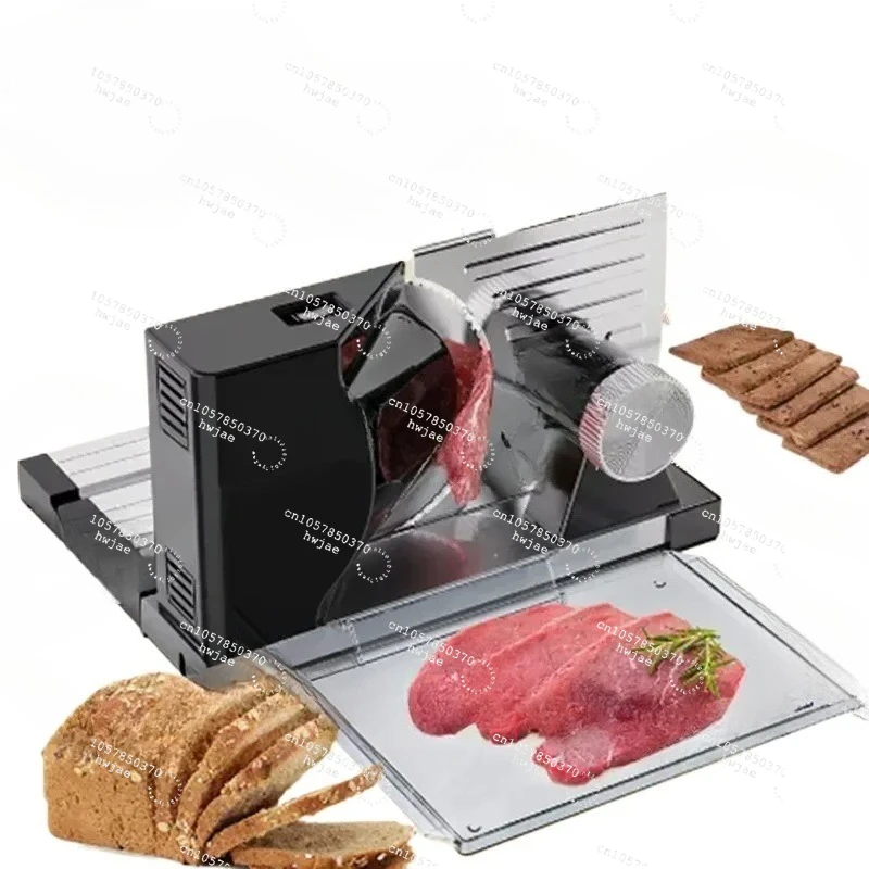 Household commercial 0-18mm thick adjustable pure copper motor lamb roll slicer
