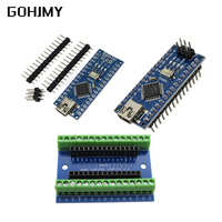 NANO V3.0 3.0 Controller Terminal Adapter Expansion Board NANO IO Shield Simple Extension Plate For Arduino AVR ATMEGA328P
