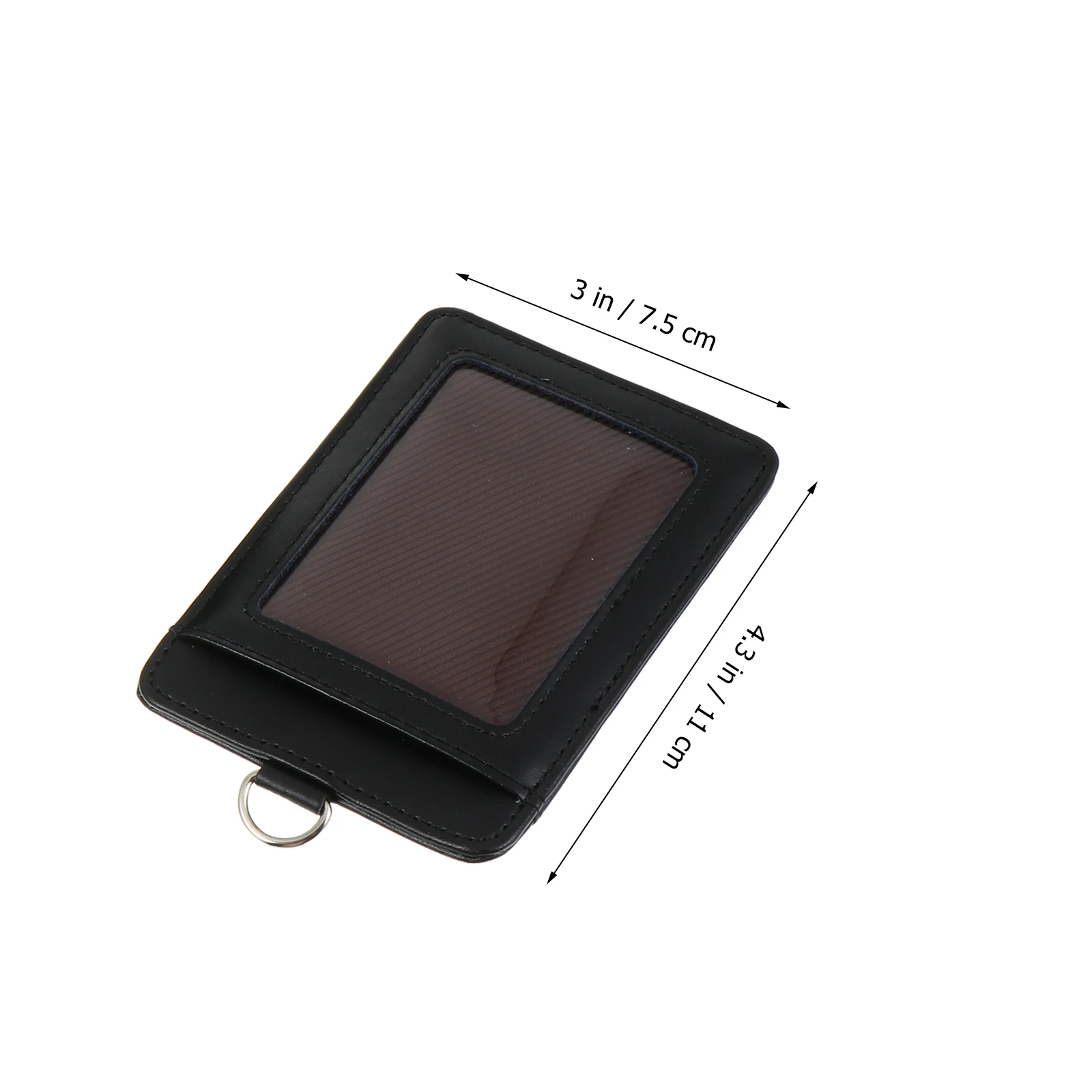 

Double Sided Id Card Holder Scratch Resistant Clear Window Badge Cover For Nurse Teacher Cards Organizer