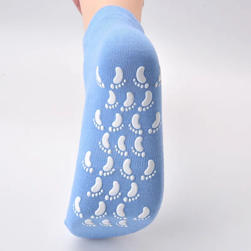 3Pairs Women's Thin Floor Socks Couple Candy Color Boat Socks Early Education Yoga Parent-Child Dispensing Non-Slip