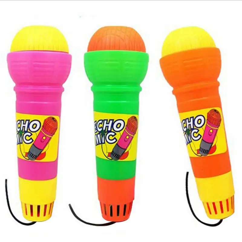 

Kids Microphone Music Toys Plastic Echo Microphone Mic Voice Changer Toy Gift Birthday Present Kids Party Song Supplies