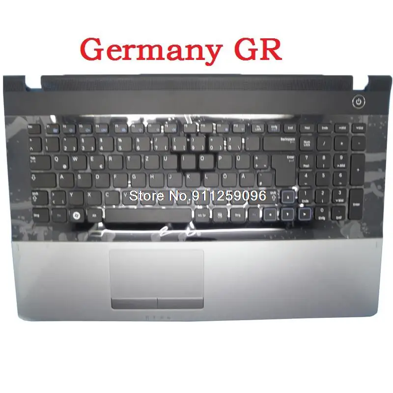 RU SP GR FR Laptop PalmRest&keyboard For Samsung NP300E7A NP305E7A 300E7A 305E7A Russia Spain France Germany With Touchpad New