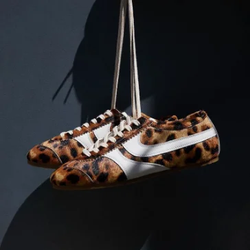 

Alison Women's German Training Shoes, New Women's Casual Sneakers, Vintage Suede, Unisex Lace-up Comfortable Flats, Plus Size