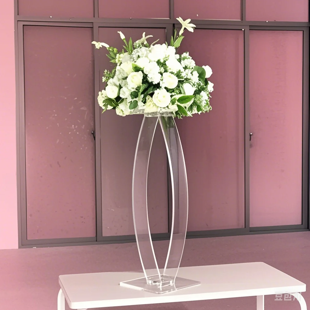 2-10 Stück Metall-Szenenornamente, Acryl-Blumendekorationen, hochwertiger galvanisierter Gold-Präsentationsständer – Detail 8