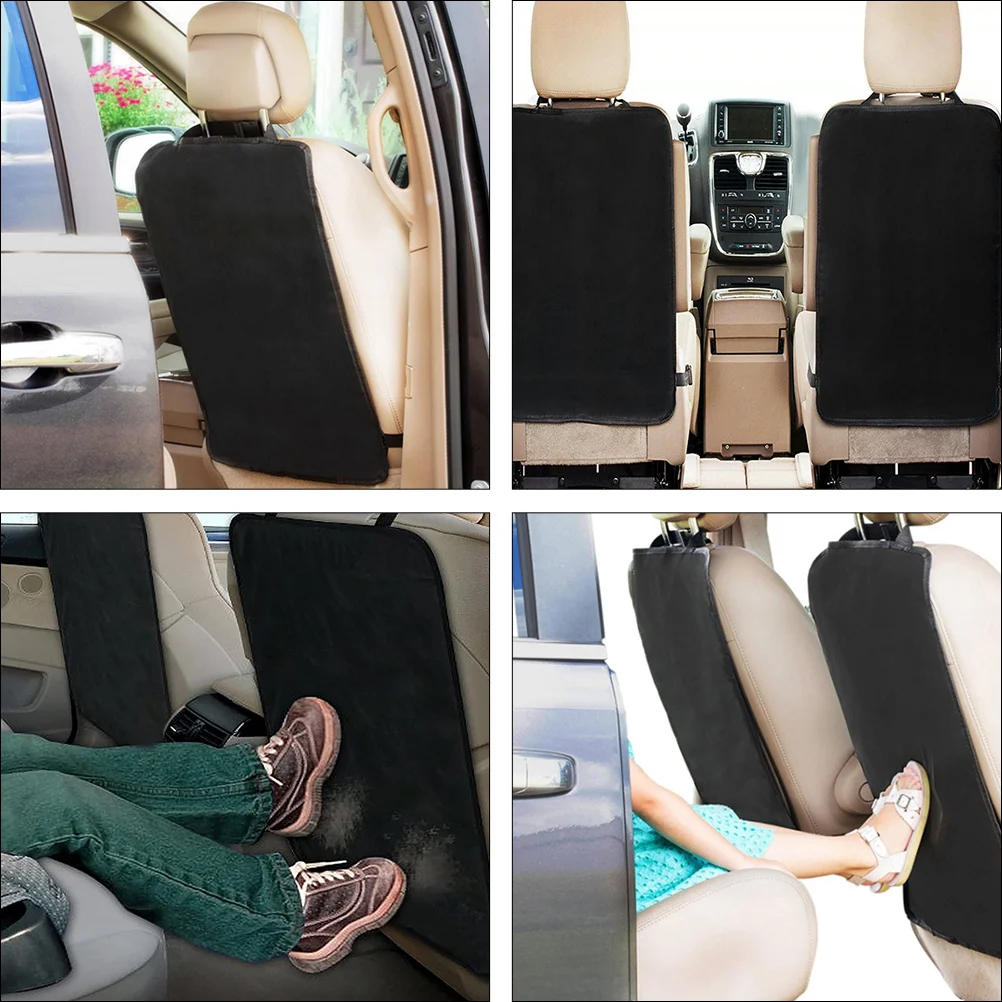 

2Pcs Car Anti-Kick Pad Durable Oxford Cloth Backseat Protector for Most Cars Suvs Pickup Car Kick Mats Rear Seat Anti-Kick Pad