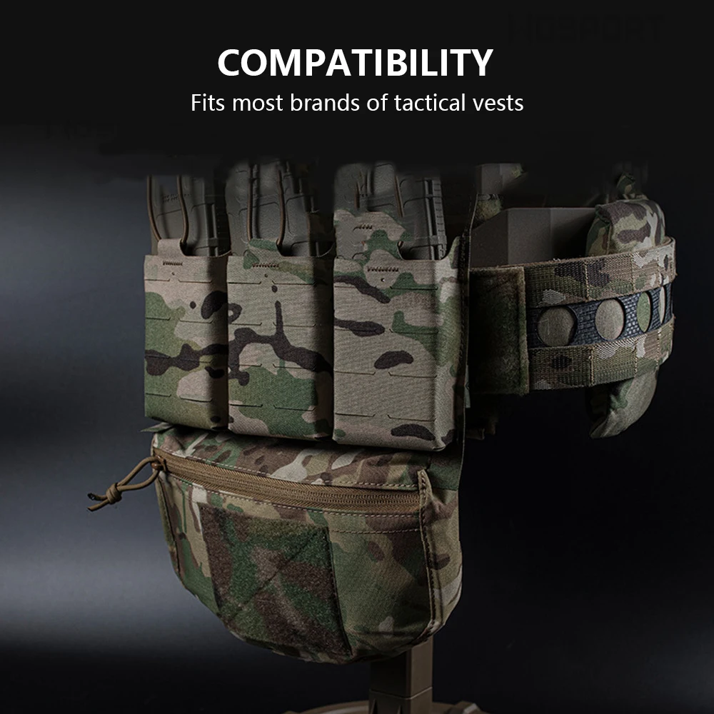 V5 PC Tactical Vest Accessories FC Drop Pouch Chest Hanging Magazine Bag Militar Hunting Vest Large Sub-package