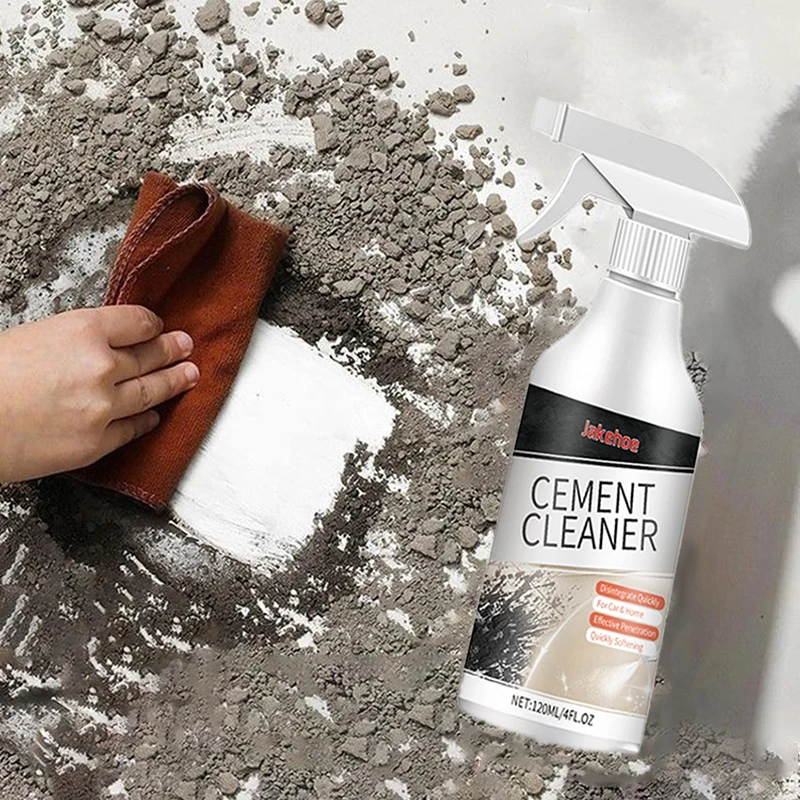 120ml Cement Cleaner Dissolves Concrete Cement For Indoor And Outdoor Use Strong Decontamination Suitable For Floors And Tiles